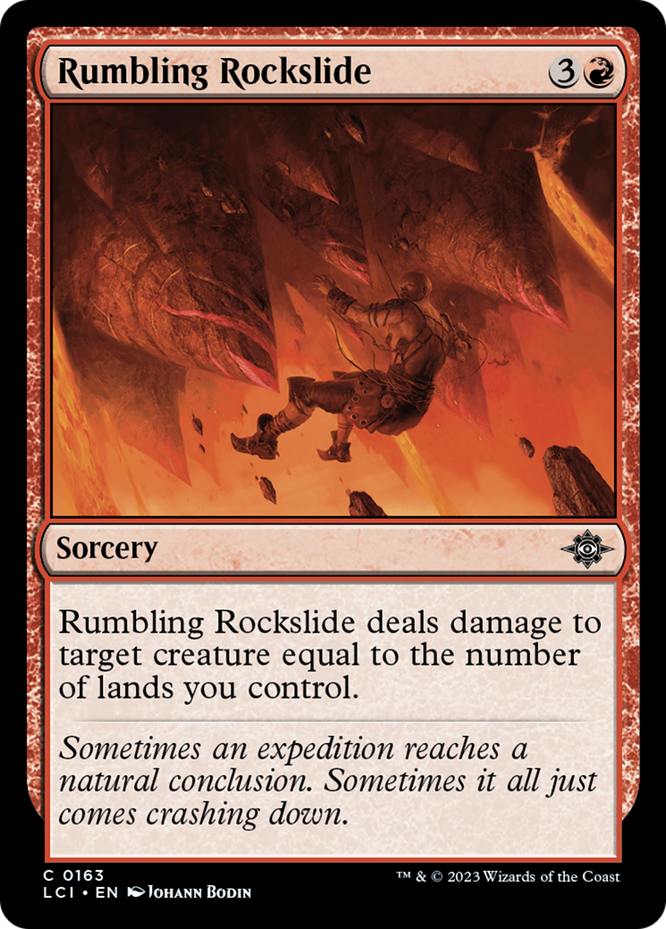 Rumbling Rockslide [The Lost Caverns of Ixalan] | All Aboard Games