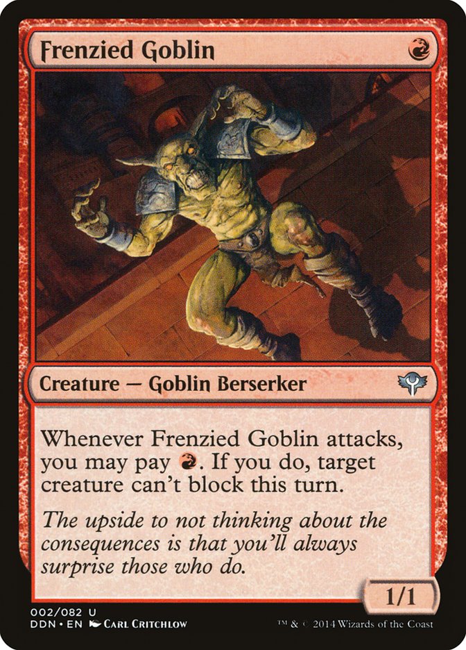 Frenzied Goblin [Duel Decks: Speed vs. Cunning] | All Aboard Games