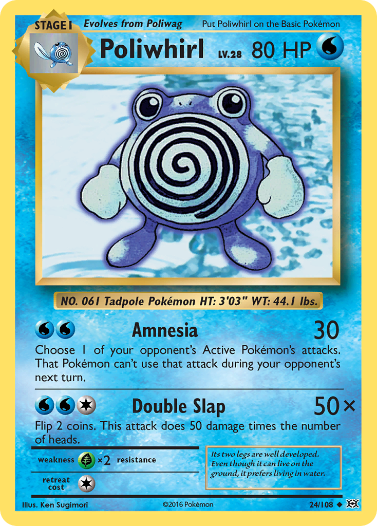 Poliwhirl (24/108) [XY: Evolutions] | All Aboard Games