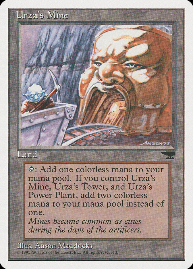 Urza's Mine (Mine Cart Entering Mouth) [Chronicles] | All Aboard Games