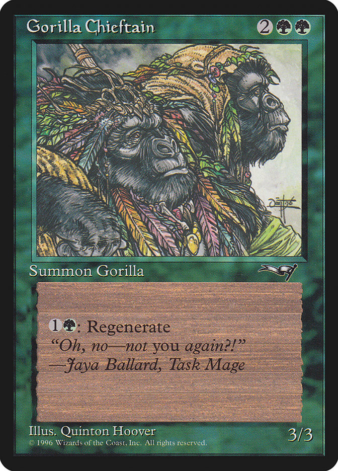 Gorilla Chieftain (Two Gorilla Art) [Alliances] | All Aboard Games