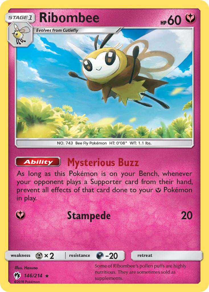 Ribombee (146/214) [Sun & Moon: Lost Thunder] | All Aboard Games