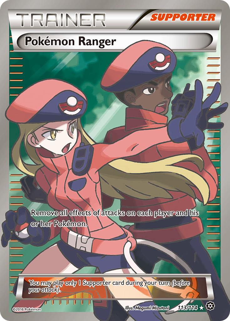 Pokemon Ranger (113/114) [XY: Steam Siege] | All Aboard Games