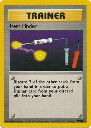 Item Finder (74/102) [Base Set Unlimited] | All Aboard Games