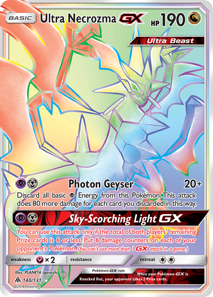 Ultra Necrozma GX (140/131) [Sun & Moon: Forbidden Light] | All Aboard Games