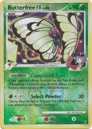 Butterfree FB LV.50 (17/147) (League Promo) [Platinum: Supreme Victors] | All Aboard Games