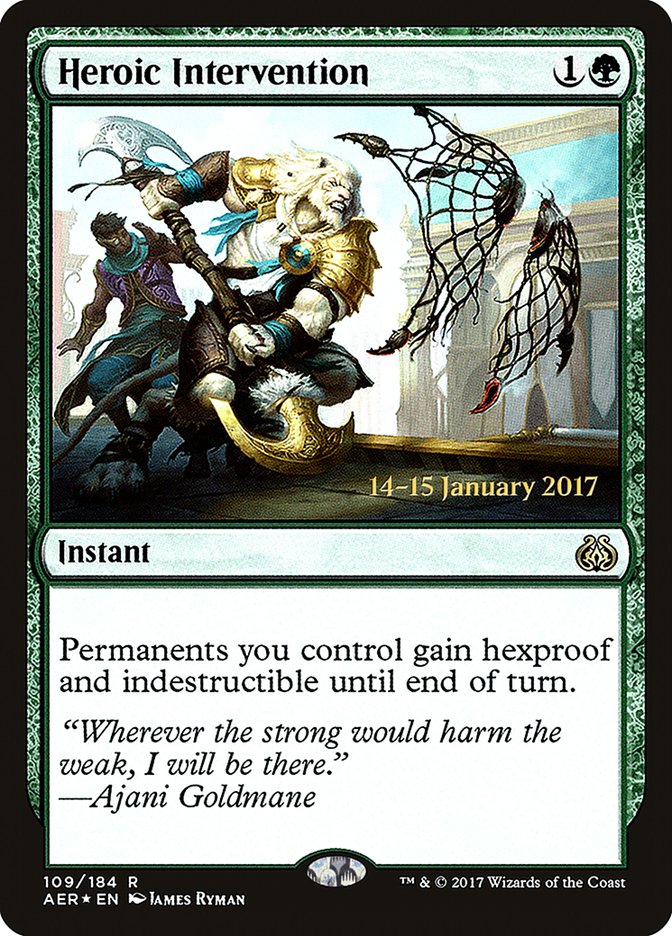 Heroic Intervention  [Aether Revolt Prerelease Promos] | All Aboard Games