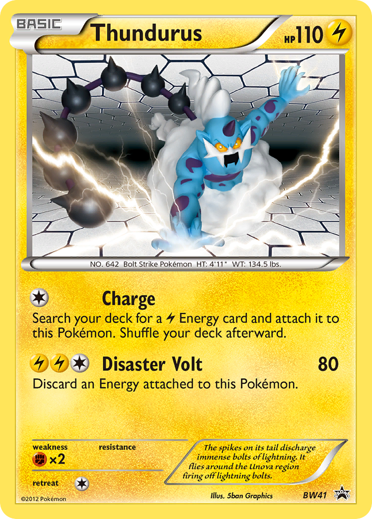 Thundurus (BW41) [Black & White: Black Star Promos] | All Aboard Games