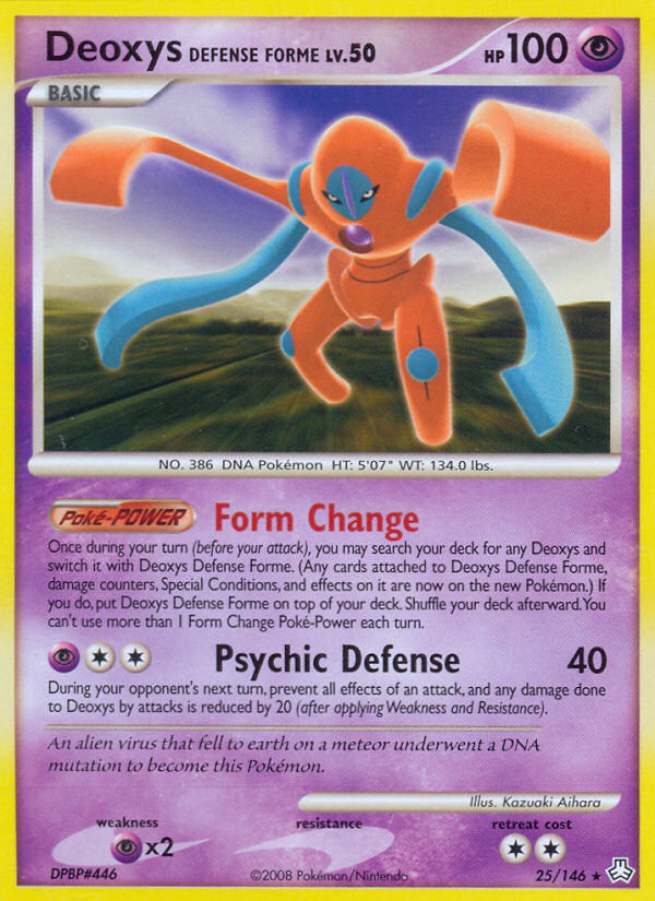 Deoxys Defense Forme (25/146) [Diamond & Pearl: Legends Awakened] | All Aboard Games