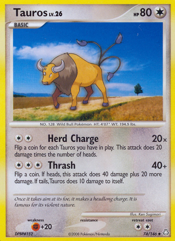 Tauros (74/146) [Diamond & Pearl: Legends Awakened] | All Aboard Games