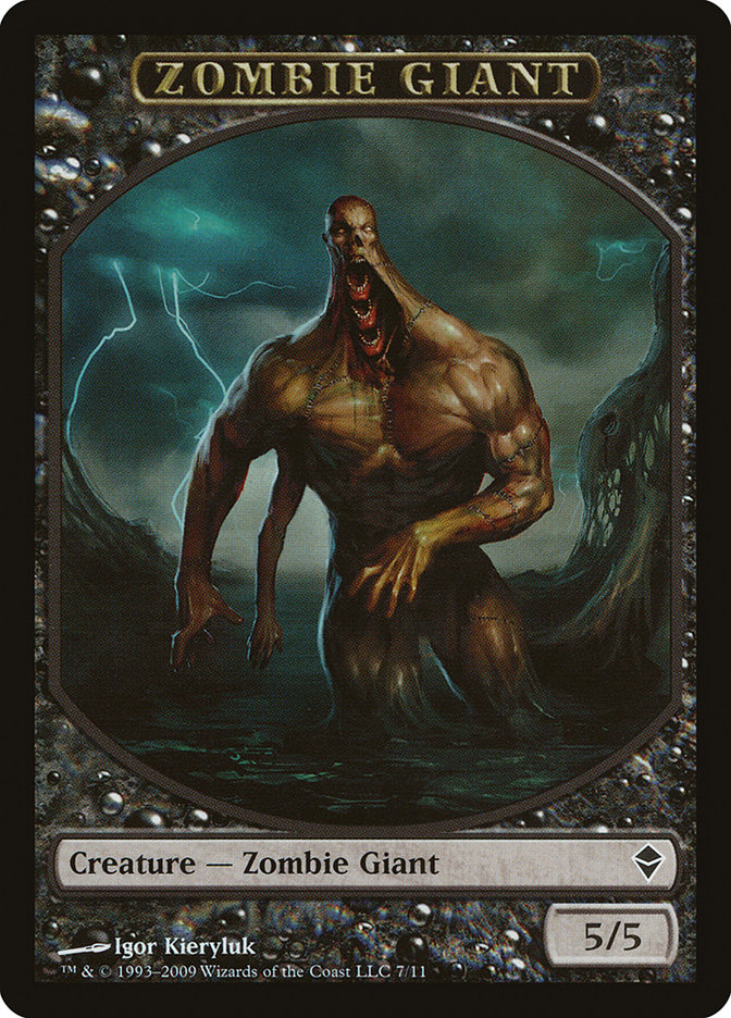 Zombie Giant [Zendikar Tokens] | All Aboard Games