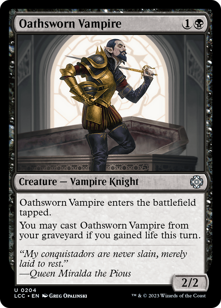 Oathsworn Vampire [The Lost Caverns of Ixalan Commander] | All Aboard Games