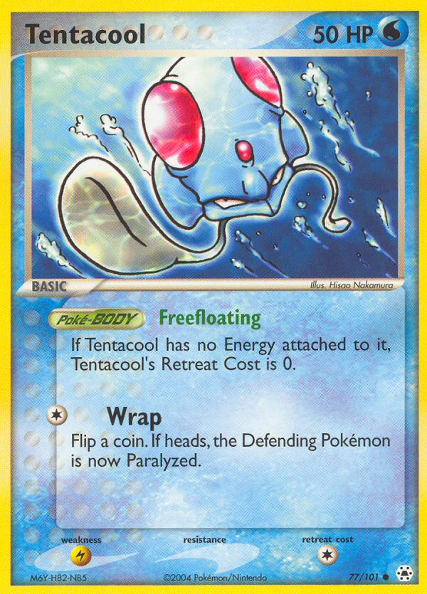 Tentacool (77/101) [EX: Hidden Legends] | All Aboard Games