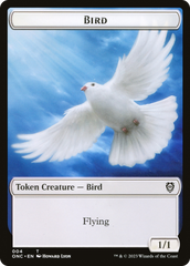 Bird // Cat Double-Sided Token [Phyrexia: All Will Be One Commander Tokens] | All Aboard Games