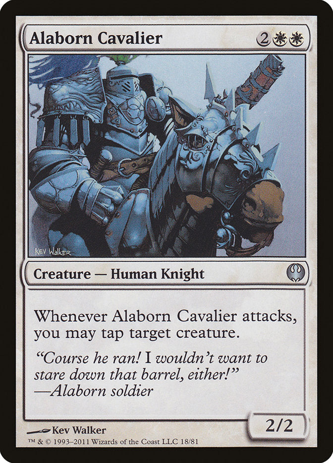 Alaborn Cavalier [Duel Decks: Knights vs. Dragons] | All Aboard Games