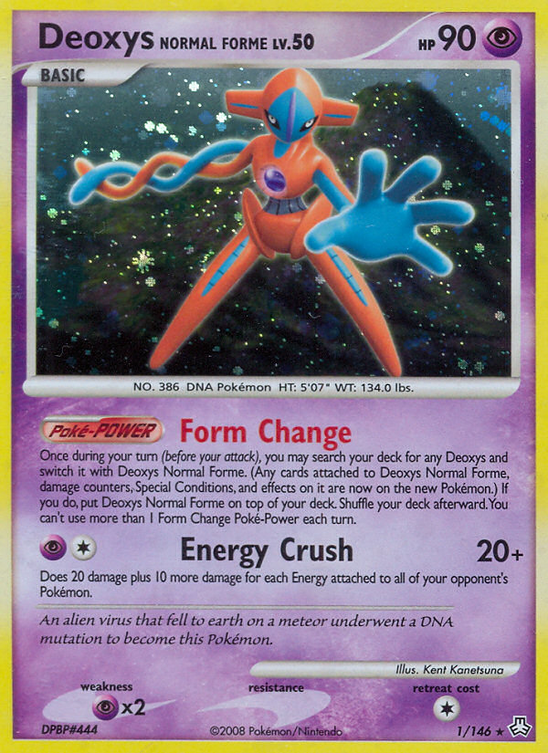 Deoxys Normal Forme (1/146) [Diamond & Pearl: Legends Awakened] | All Aboard Games