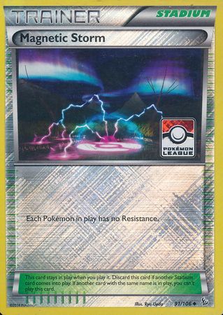 Magnetic Storm (91/106) (League Promo) [XY: Flashfire] | All Aboard Games