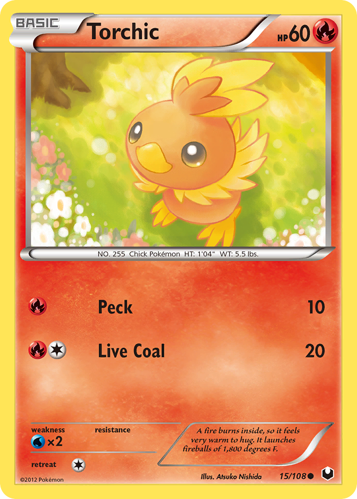 Torchic (15/108) [Black & White: Dark Explorers] | All Aboard Games