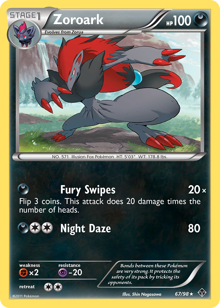 Zoroark (67/98) [Black & White: Emerging Powers] | All Aboard Games