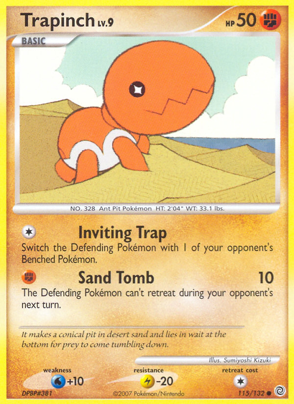 Trapinch (115/132) [Diamond & Pearl: Secret Wonders] | All Aboard Games