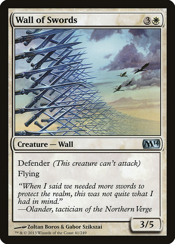 Wall of Swords [Magic 2014] | All Aboard Games
