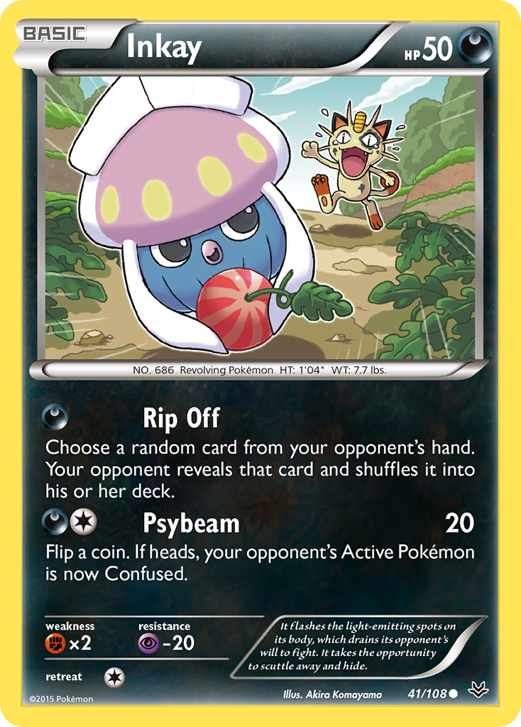 Inkay (41/108) [XY: Roaring Skies] | All Aboard Games