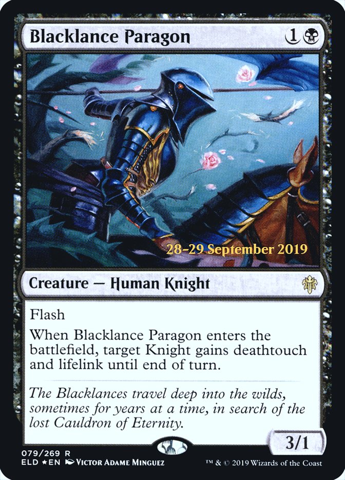 Blacklance Paragon  [Throne of Eldraine Prerelease Promos] | All Aboard Games