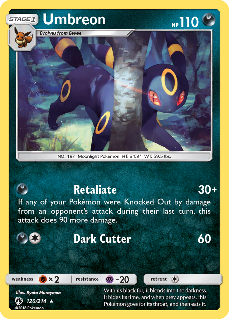 Umbreon (120/214) [Sun & Moon: Lost Thunder] | All Aboard Games