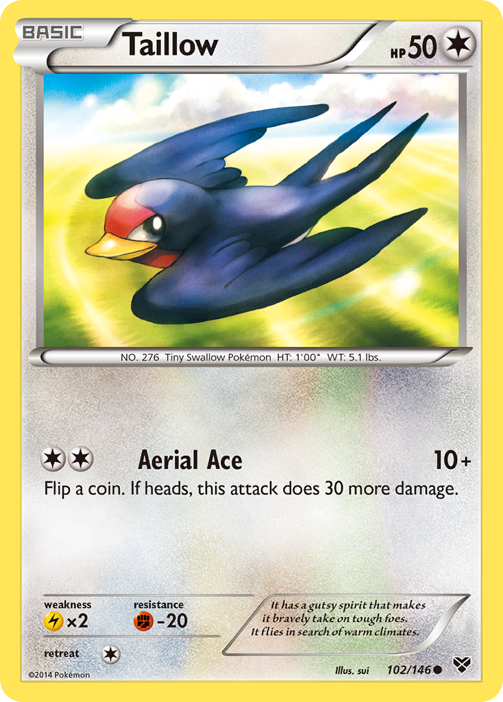 Taillow (102/146) [XY: Base Set] | All Aboard Games