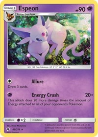 Espeon (89/214) (Cosmos Holo) (Blister Exclusive) [Sun & Moon: Lost Thunder] | All Aboard Games