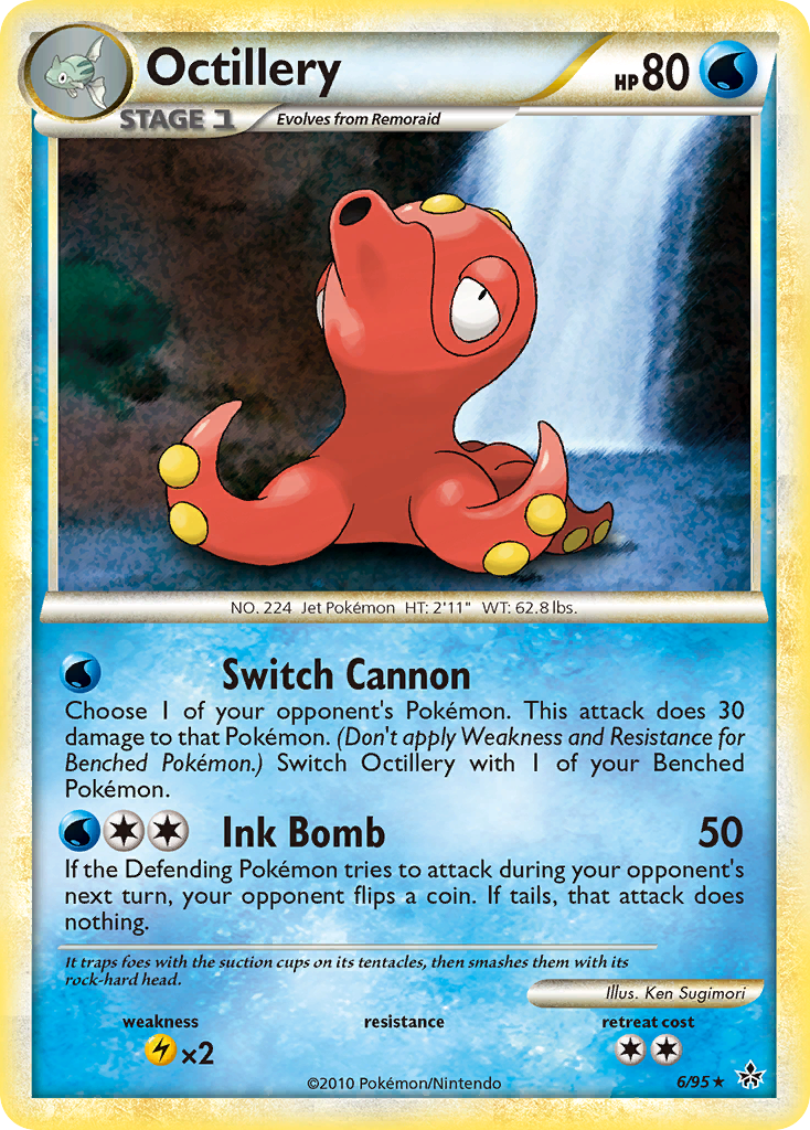 Octillery (6/95) [HeartGold & SoulSilver: Unleashed] | All Aboard Games