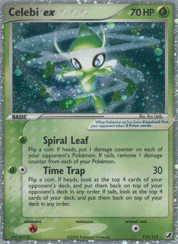 Celebi ex (117/115) [EX: Unseen Forces] | All Aboard Games
