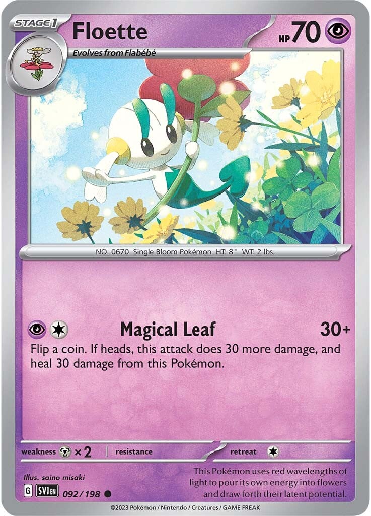 Floette (092/198) [Scarlet & Violet: Base Set] | All Aboard Games