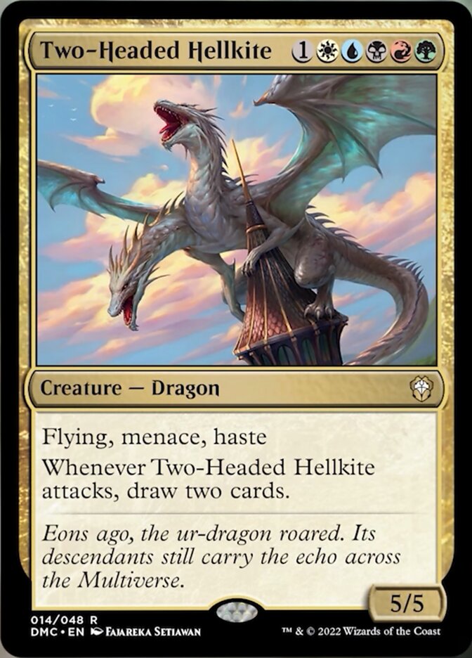Two-Headed Hellkite [Dominaria United Commander] | All Aboard Games