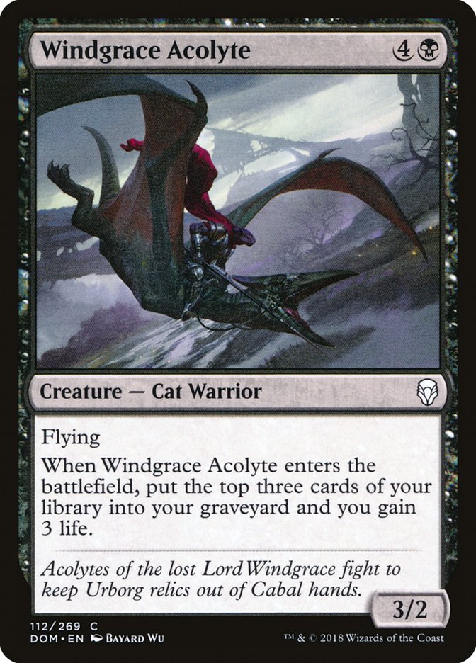 Windgrace Acolyte [Dominaria] | All Aboard Games