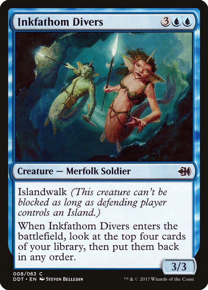 Inkfathom Divers [Duel Decks: Merfolk vs. Goblins] | All Aboard Games