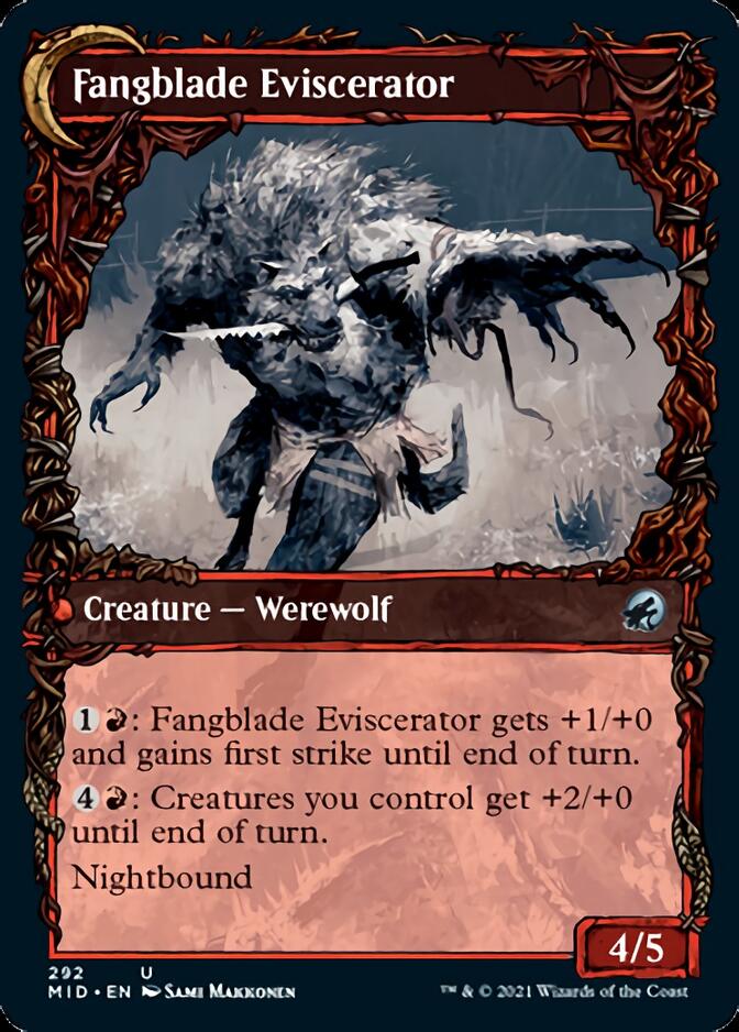 Fangblade Brigand // Fangblade Eviscerator (Showcase Equinox) [Innistrad: Midnight Hunt] | All Aboard Games