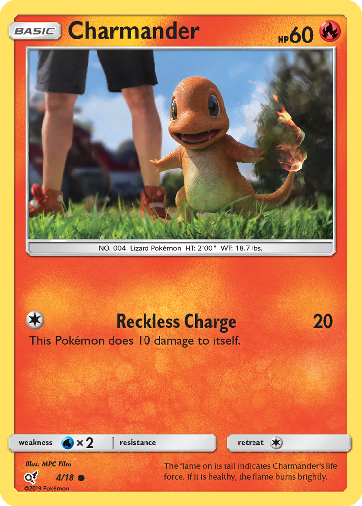 Charmander (4/18) [Sun & Moon: Detective Pikachu] | All Aboard Games