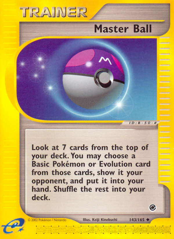 Master Ball (143/165) [Expedition: Base Set] | All Aboard Games