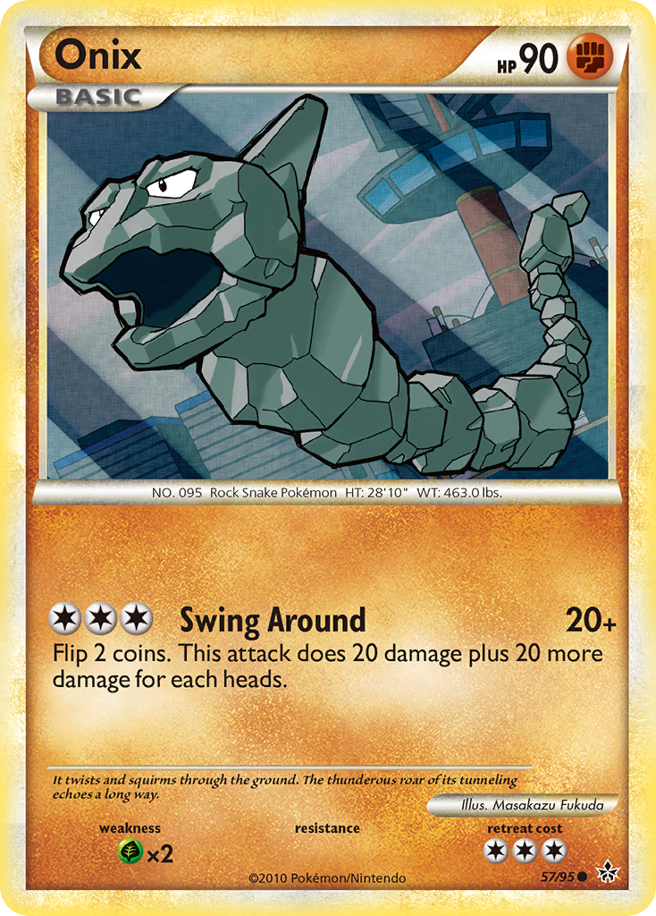 Onix (57/95) [HeartGold & SoulSilver: Unleashed] | All Aboard Games