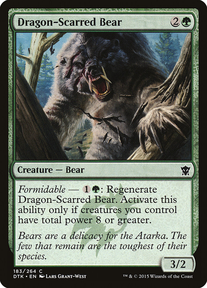 Dragon-Scarred Bear [Dragons of Tarkir] | All Aboard Games