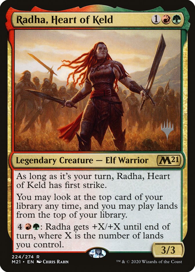 Radha, Heart of Keld (Promo Pack) [Core Set 2021 Promos] | All Aboard Games