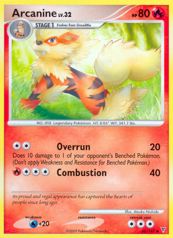 Arcanine (50/147) [Platinum: Supreme Victors] | All Aboard Games