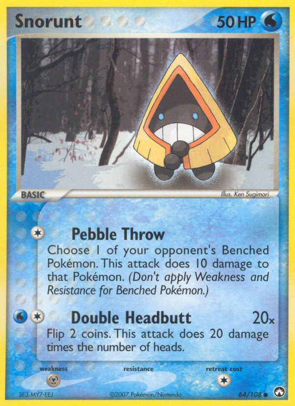 Snorunt (64/108) [EX: Power Keepers] | All Aboard Games