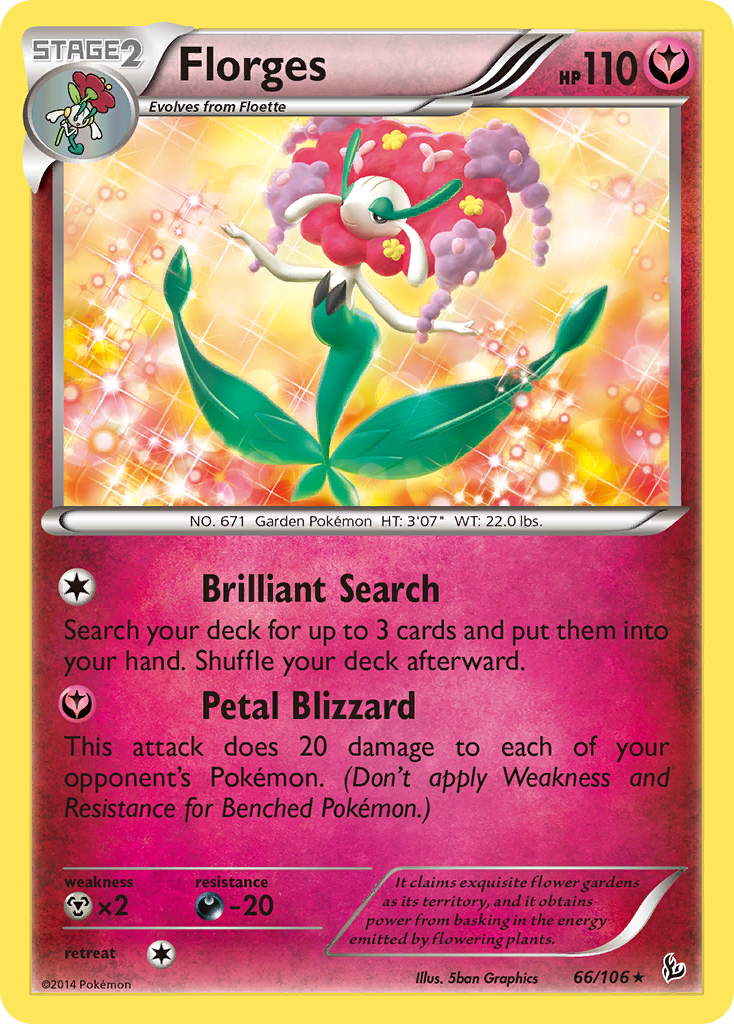 Florges (66/106) [XY: Flashfire] | All Aboard Games