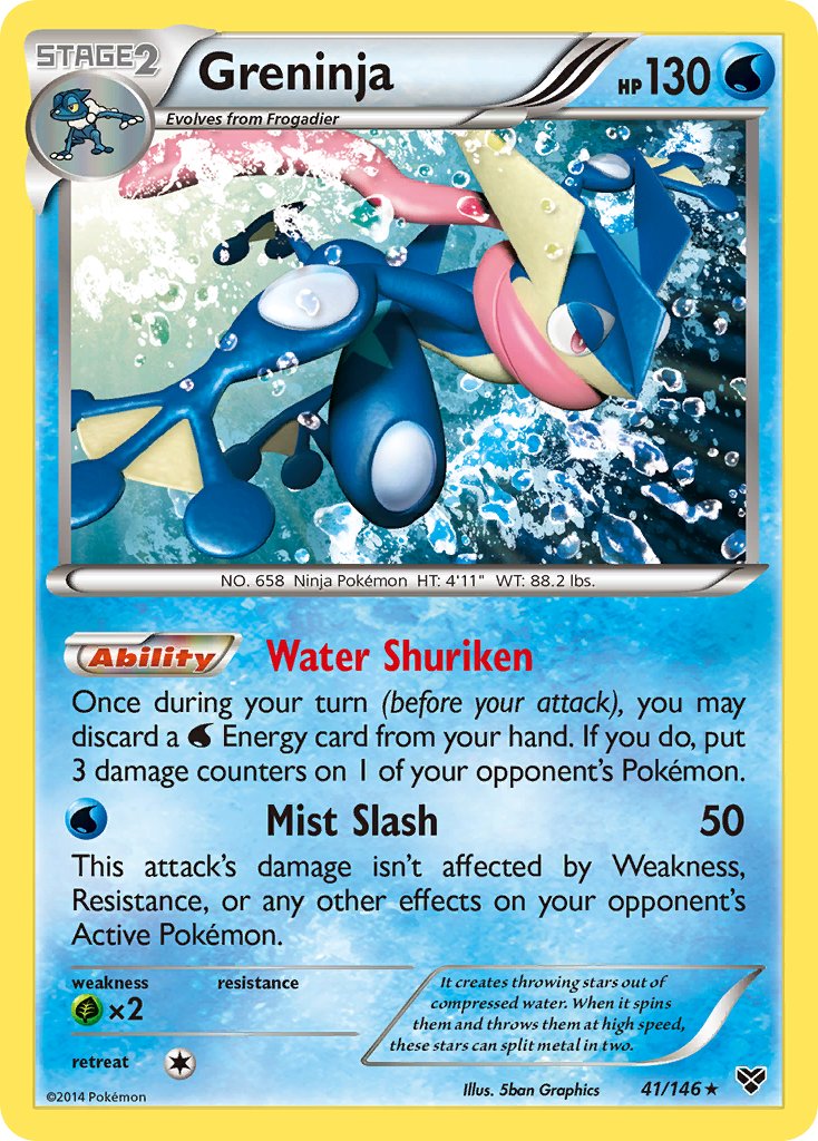 Greninja (41/146) (Cosmos Holo) (Blister Exclusive) [XY: Base Set] | All Aboard Games