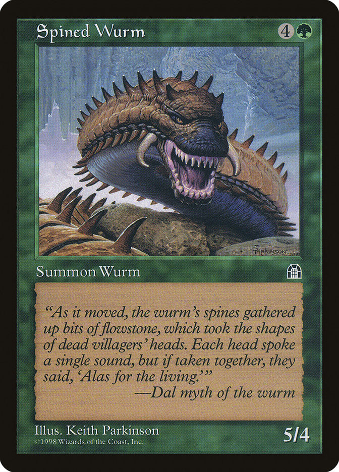 Spined Wurm [Stronghold] | All Aboard Games
