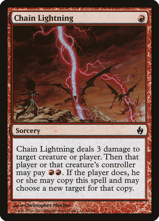 Chain Lightning [Premium Deck Series: Fire and Lightning] | All Aboard Games