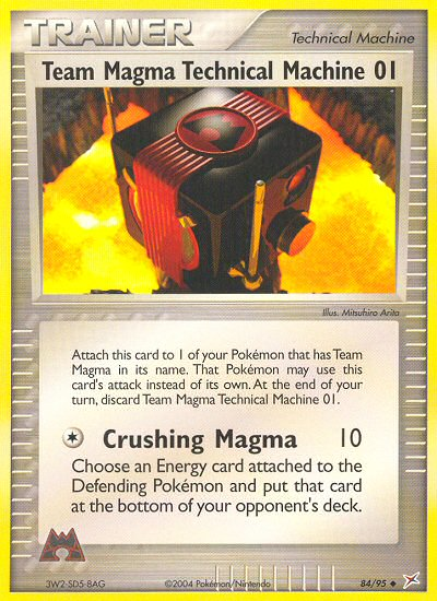 Team Magma Technical Machine 01 (84/95) [EX: Team Magma vs Team Aqua] | All Aboard Games