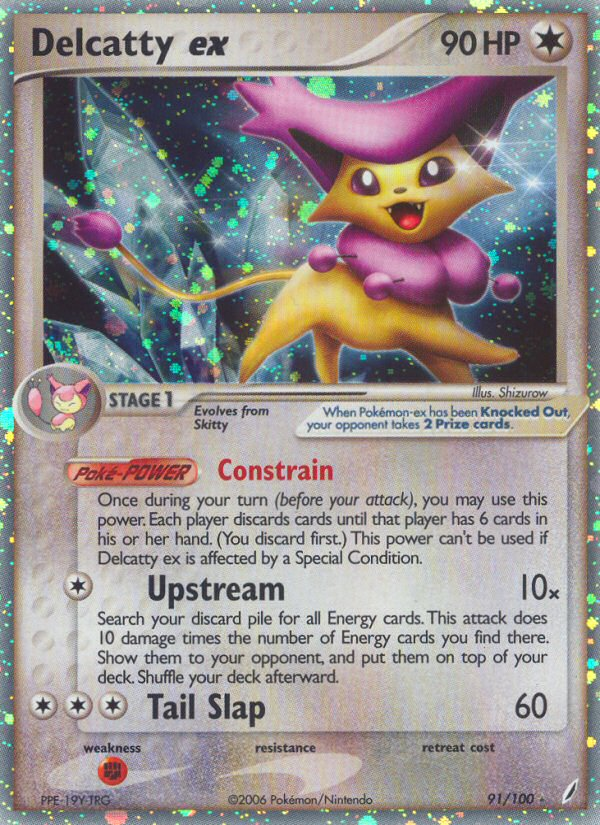 Delcatty ex (91/100) [EX: Crystal Guardians] | All Aboard Games